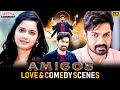 Amigos Hindi Dubbed Movie Love & Comedy Scenes | Nandamuri Kalyan Ram | Ashika | Aditya Movies