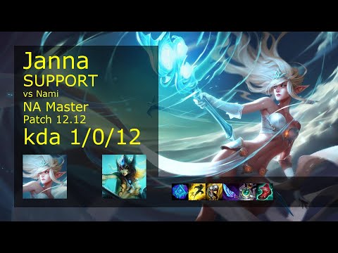 Rank 4 NA Janna Support: Janna vs Nami