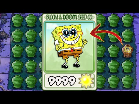 Vasebreaker Endless | 100% REPEATER Spongebob Plant - Plants vs Mod Spongebob