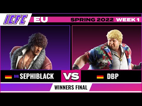 Sephiblack (Miguel) vs. DBP (Bob) Winners Final - ICFC EU Tekken Spring 2022 Week 1
