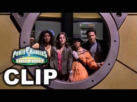 Power Rangers Time Force - Wes Traps Rangers In Time Ship ('The End Of Time' Finale Episode)