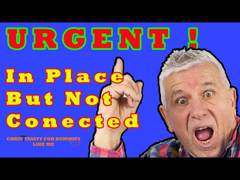 In Place But Not Connected. There Is Light But No One Is Home.