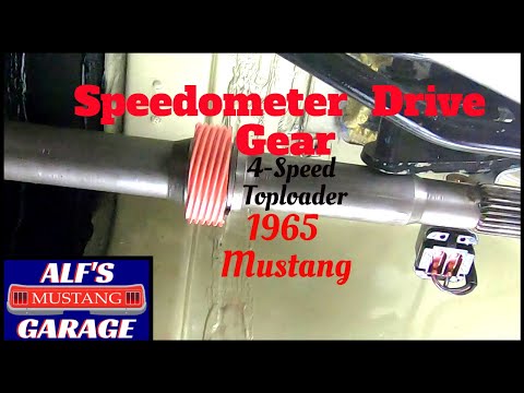 Speedometer drive gear replacement - 4-Speed Toploader - 65 Mustang