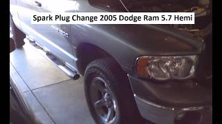 Spark Plug Change 2005 Dodge Ram 5.7 Hemi