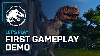 Jurassic World Evolution - First Official Gameplay Demo