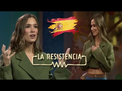 MARÍA POMBO DESVELA QUE LO HACE CON PABLO con  EL HIMNO ESPAÑA DE FONDO LA RESISTENCIA