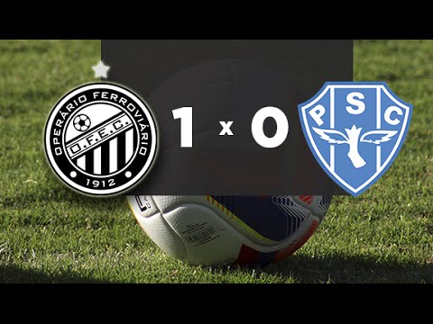 Gols de Operário 1 x 0 Paysandu-PA
