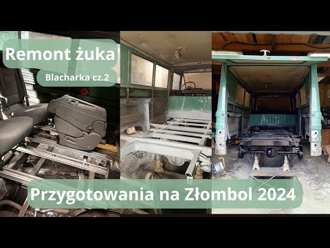 Remont żuka. Przygotowania na Złombol 2024. Blacharka cz.2
