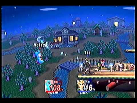 Wolfy (Yoshi) Vs. Tiz (Link)