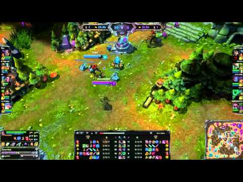 LoL ~ SKT T1 Faker vs Dopa in Midlane KR Challenger SoloQ Ahri vs Twisted Fate