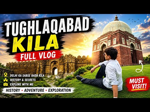 Tughlaqabad Fort, Delhi🎥 Travel | History | Exploration | Vlog