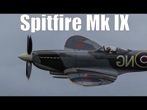 Spitfire Mk XVI And P-51D Mustang Double Airshow Flight - Flygfesten 2022 Sunday