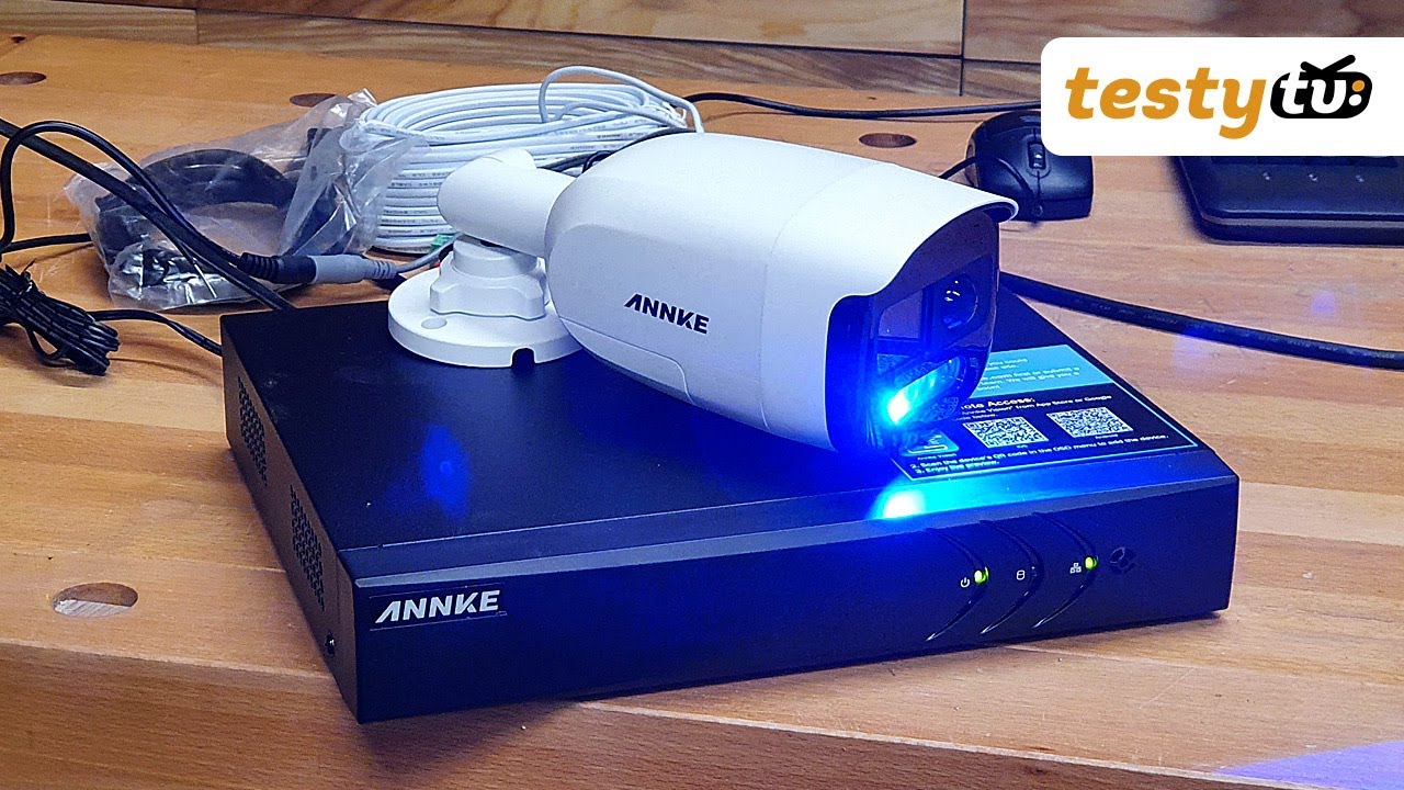 ANNKE BR200 - kamera do monitoringu z czujnikiem PIR i alarmowym światłem LED