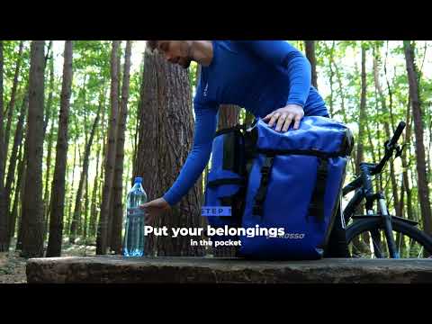 Fixing Dry X pocket fastening on the Dry X60 bicycle pannier