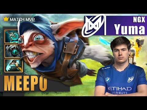 Meepo Safelane | NGX.Yuma | OMG UNEXPECTED MEEPO HARD CARRY 23 KILLS WTF | 7.34c Gameplay Highlights