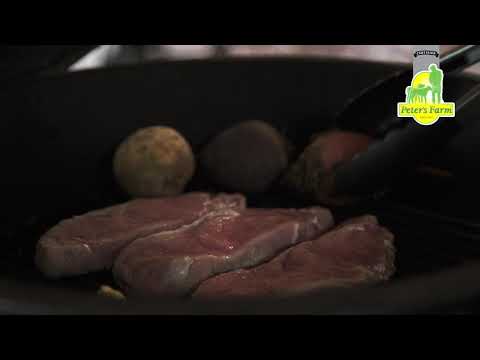 Sulla Griglia: Entrecôte di vitello con cavolfiore e fantasia di barbabietole