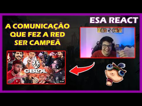 ESA REACT A COMUNICAÇÃO QUE FEZ A RED SER CAMPEÃ - CBLOL DA ZUEIRA (ÁUDIO ABERTO)