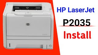 HP Laserjet P2035 Printer Driver Download and install in windows 10, 7