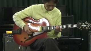 Takashi Nakamura Jazz Guitar　solo sample 5 (The Shadow of Your Smile)