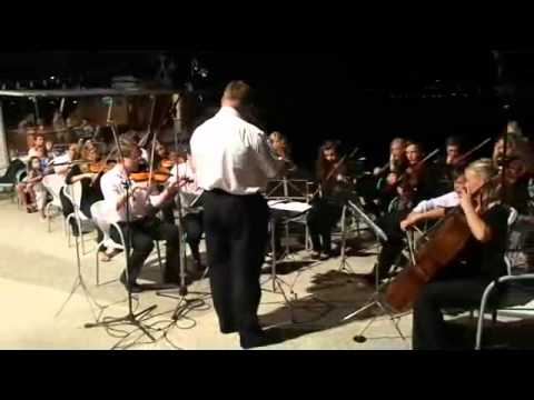 String orchestra from Jesenik music mix in Igrane Croatia