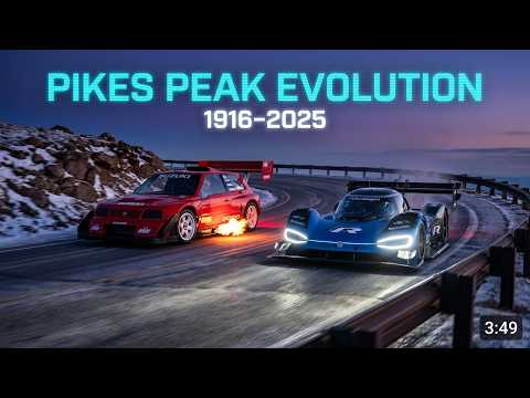Pikes Peak Hill Climb Evolution 1916–2025 | Race to the Clouds Legends