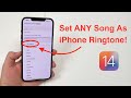 How to set ANY Song as iPhone Ringtone - Free and No Computer! 2022