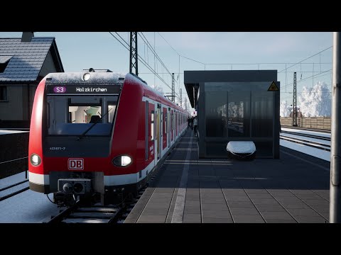 Winter Wonderland | S-Bahn München | S3 Maisach - Holzkirchen Cabview | BR 423 | TSW2