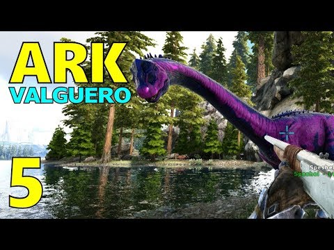 [5] Bronto Taming! Setting Up The Teleporter Network! (ARK Valguero DLC Gameplay)
