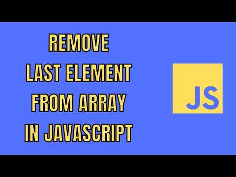 Javascript Remove Last Element From Array Howtocodeschool Com