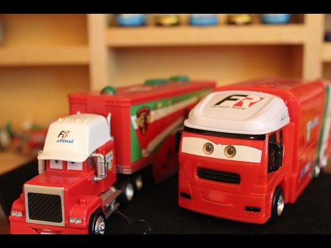 Mattel Disney Cars Francesco Bernoulli Hauler Video