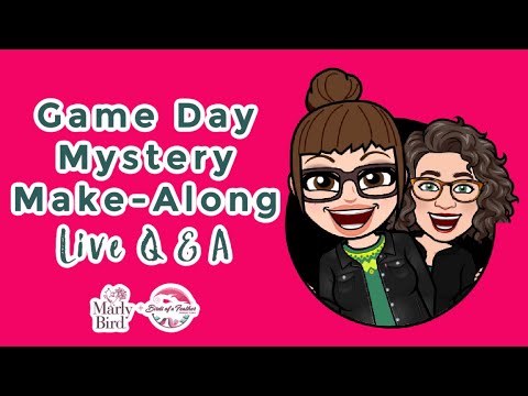 🏈 Game Day Mystery Make-Along 2026 – LIVE Q&A with Marly Bird! 🎉 📱