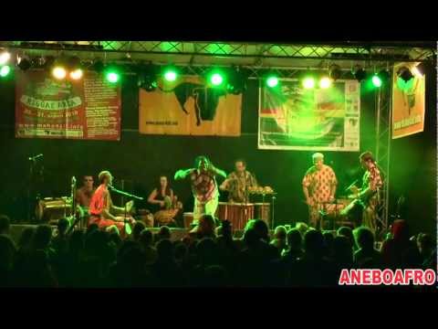 Aneboafro - AFRICAN DANCE (dancers Abdul & Petra) - Reggae Area 2012