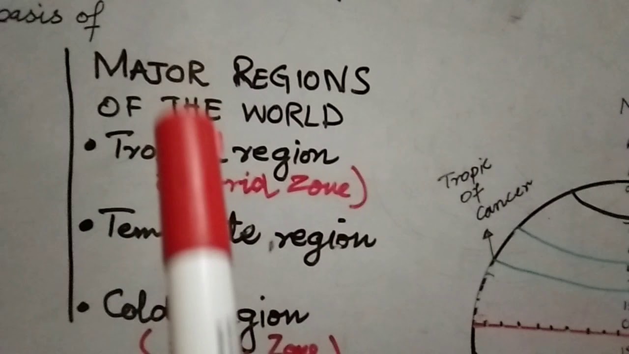 Natural Regions of World    Lecture no 1