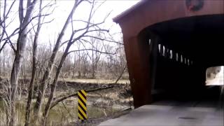 Covered bridge in Lancaster, IN