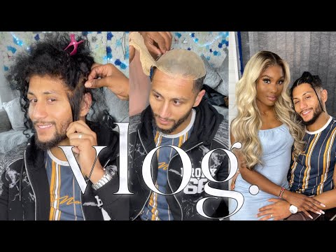 VLOG 05 - I TOOK MY HUSBAND TO GET A LACE FRONT LOL..