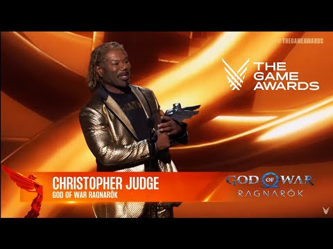 (KRATOS) Christopher Judge WINNER of Best Performance Award Once Again | The Game Awards 2022