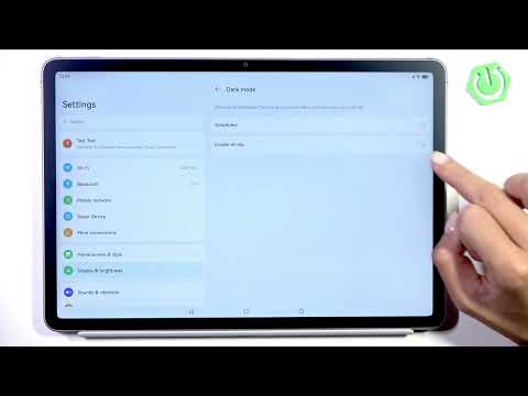 HUAWEI MatePad 11.5 (2025) – How to Enable or Disable Dark Mode
