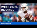 Major Week 2 Injuries in the NFL | CBS Sports HQ