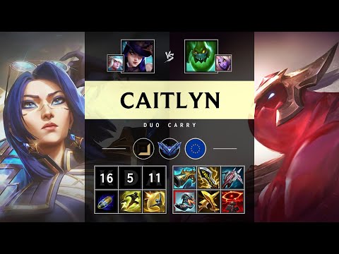 Caitlyn ADC vs Zac: Legendary - EUW Diamond Patch 25.S1.1