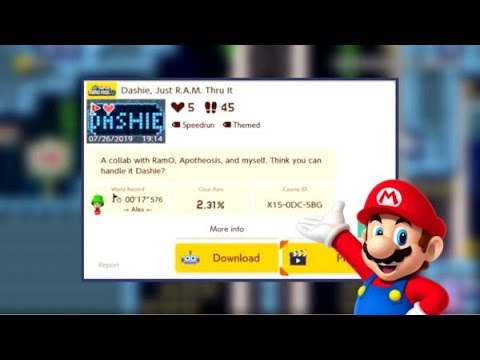 Dashie, Just R.A.M. Thru It [Collaboration Level][Super Mario Maker 2]
