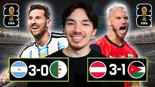 Messi Hat Trick, Algeria Dismantled, Jordan's Issues Strike Again vs Austria | World Cup Recap
