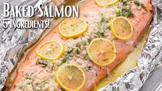 5 Ingredient Baked Salmon