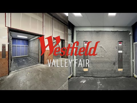 Epic Motors! Schindler/MEI Hydraulic Freight Elevators - Westfield Valley Fair Mall - San Jose, CA