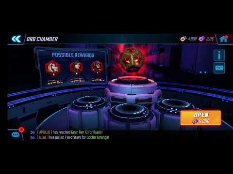 Daily Objectives. Mystery 7 red star character ?????? Kestrel level up. Marvel Strike Force.