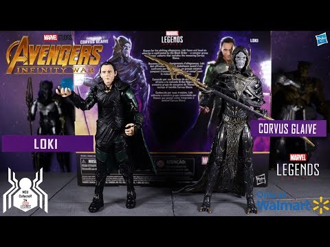 Marvel Legends LOKI and CORVUS GLAIVE 2 Pack Walmart Exclusive Figure Review