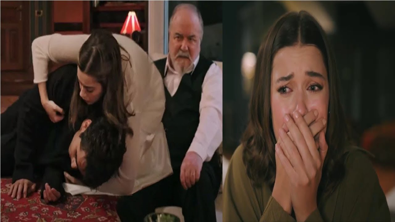 Ferit passed out on Seyran's lap in his grandfather's room, making him cry.