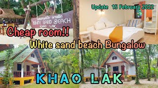 Cheap!! room at White Sand Beach Bungalow Khao Lak Thailand update 15 February 2