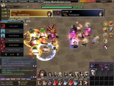 Atlantica Online Valofe : Final Titan Grand Championship 04/23/2017 MichelleWong v.s Formularium