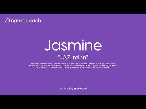 How to Pronounce Jasmine
