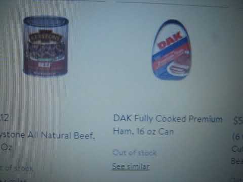 Update on Walmart online Keystone beef!